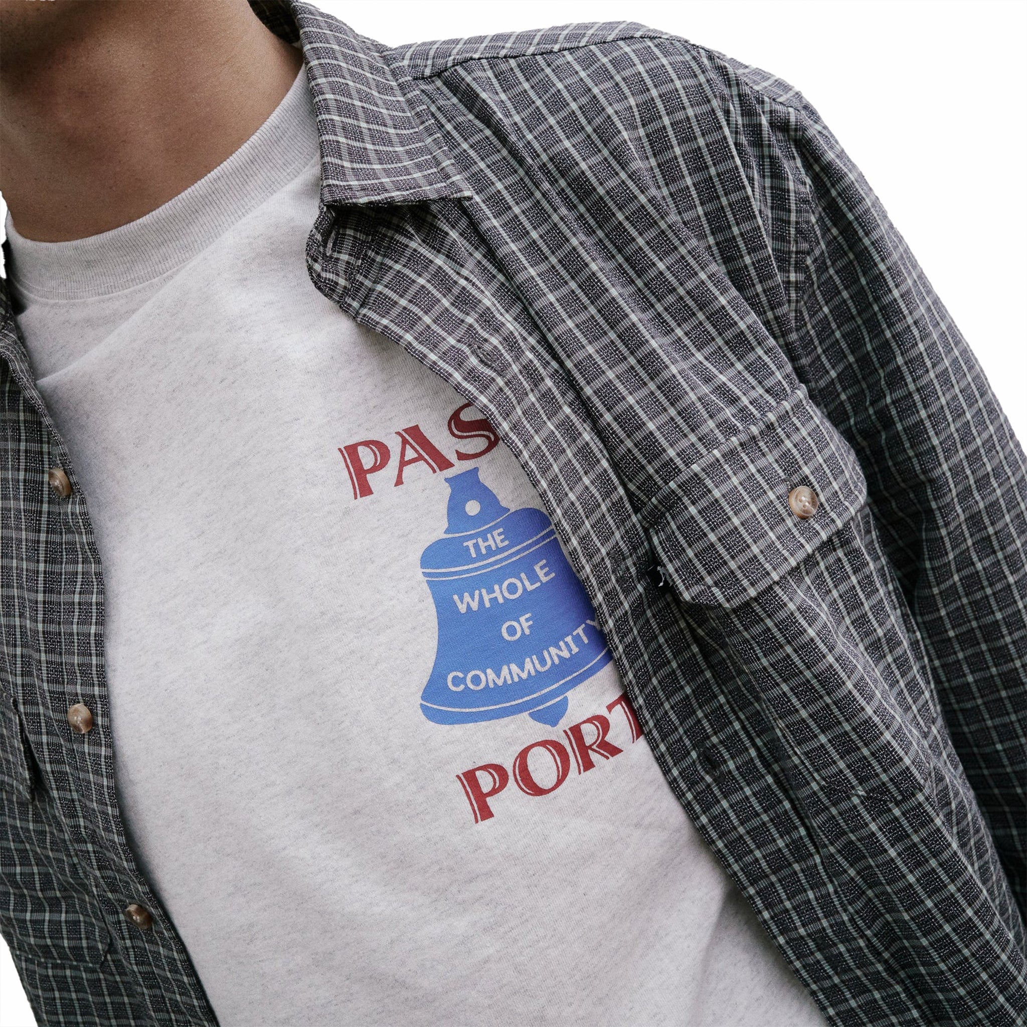 Pass~Port Communal Bell Tee (Ash) - Image 5