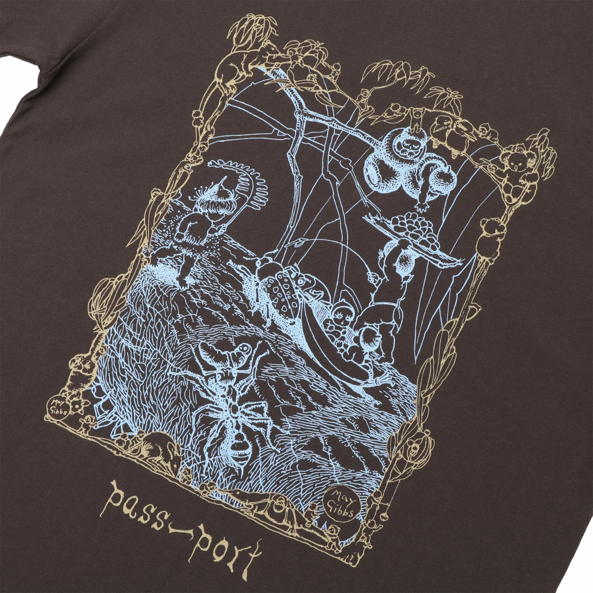 Pass~Port x May Gibbs Scribblegum Tee (Bark) - Image 2