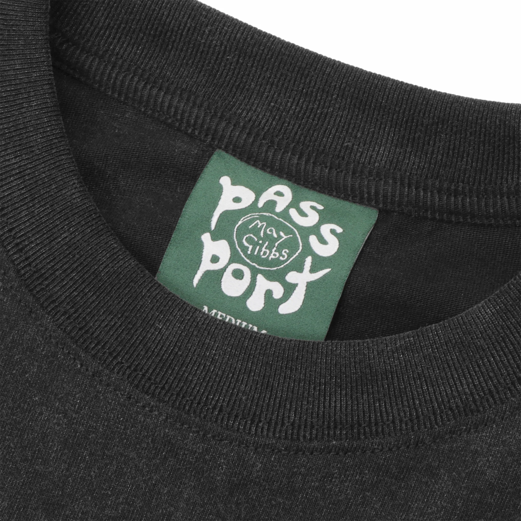 Pass~Port x May Gibbs Webbed Bed Tee (Acid Black) - Image 4
