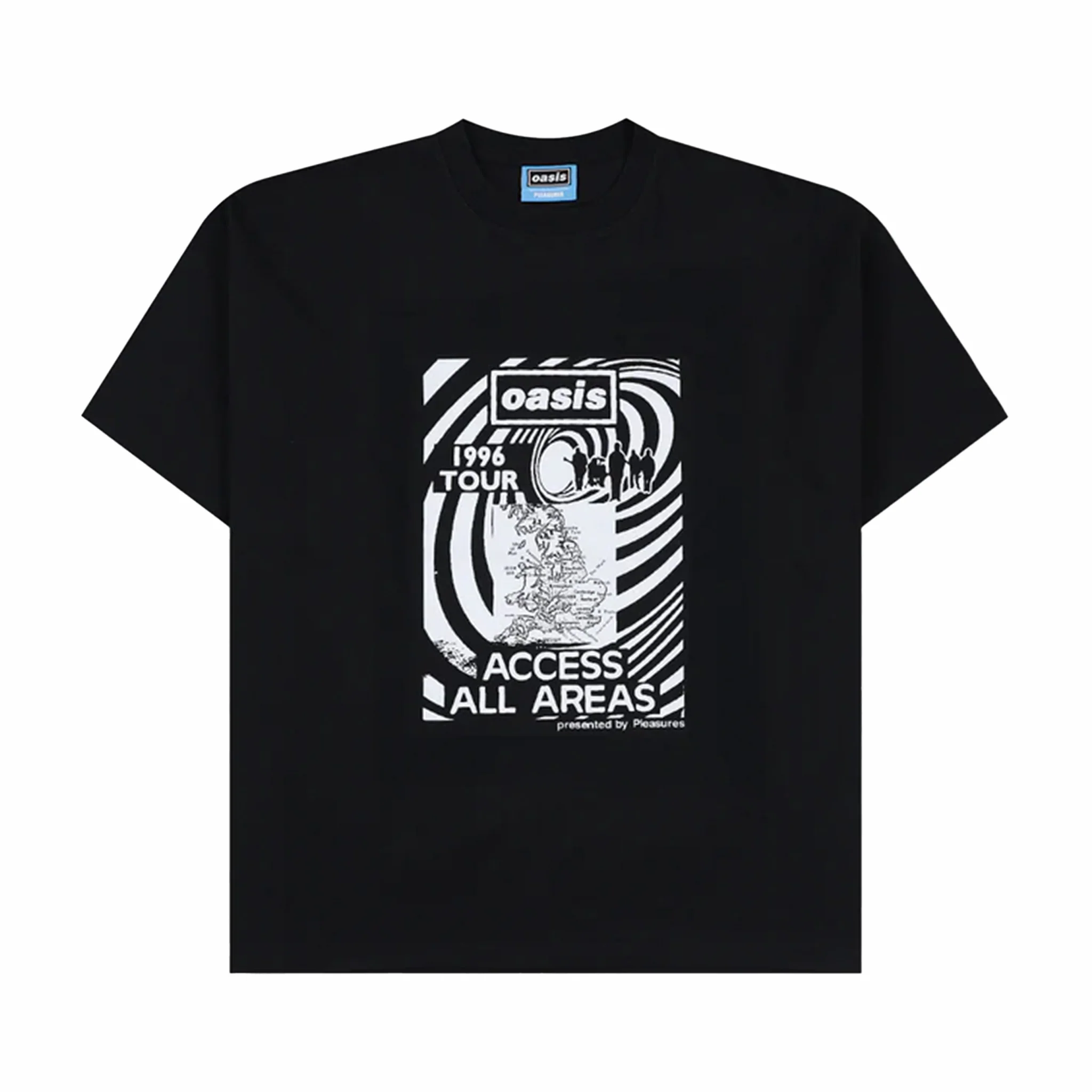 Pleasures x Oasis All Access T-Shirt (Black)