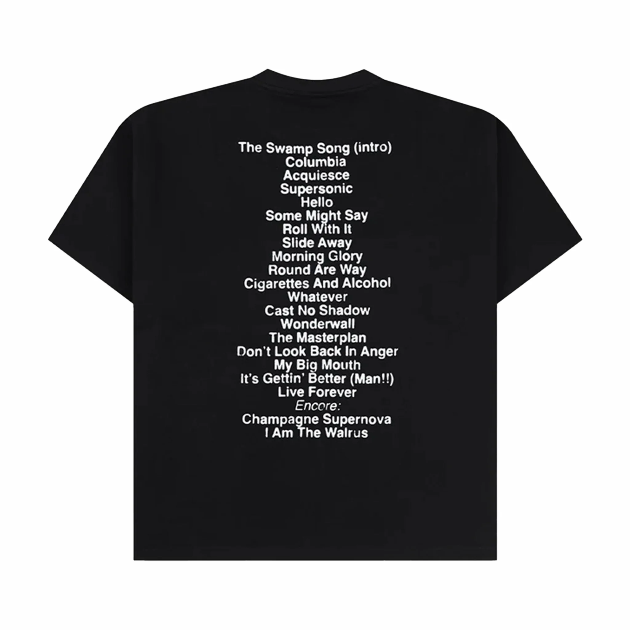 Pleasures x Oasis All Access T-Shirt (Black) - Image 2