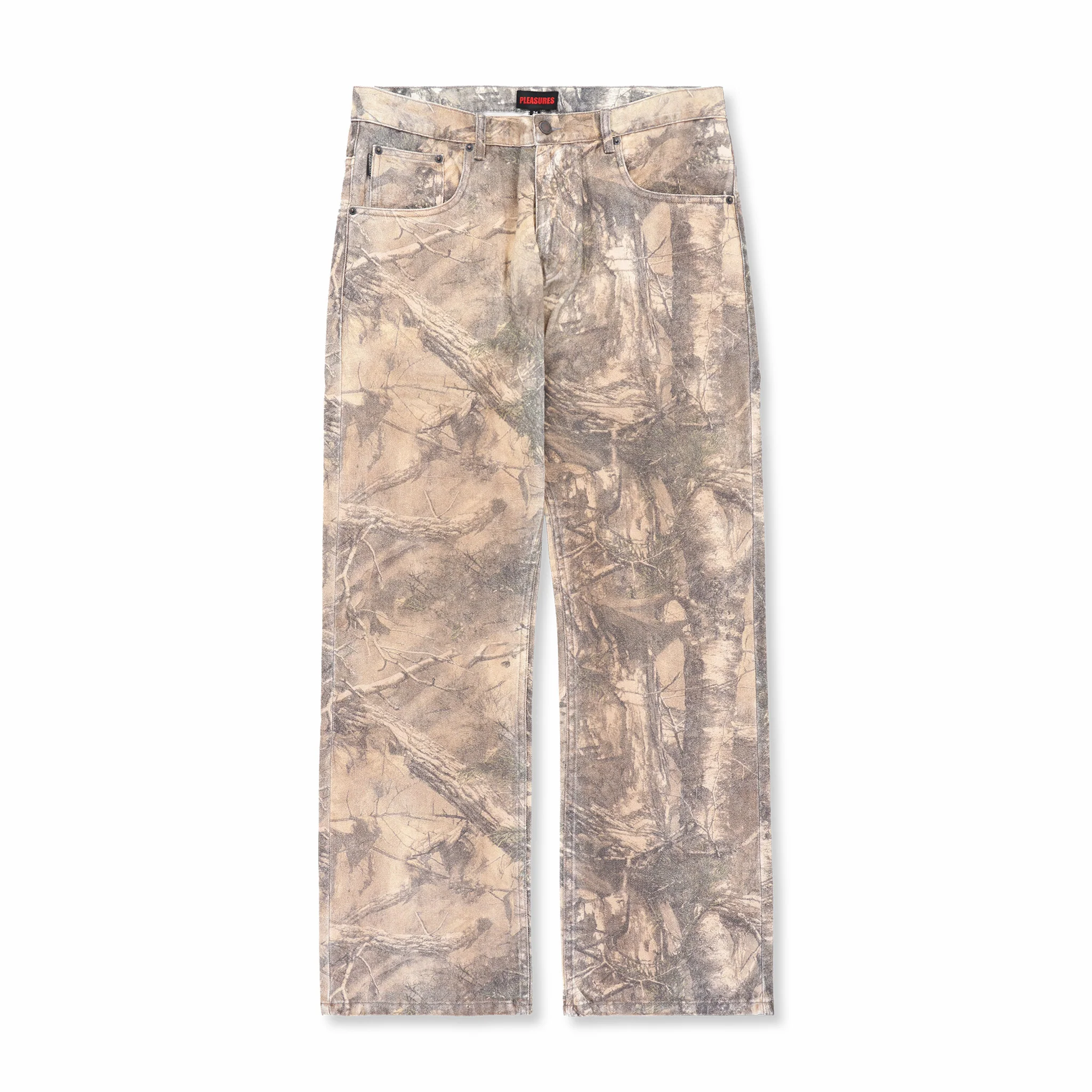 Pleasures Hendrix Flare Jeans (Brown Tree)