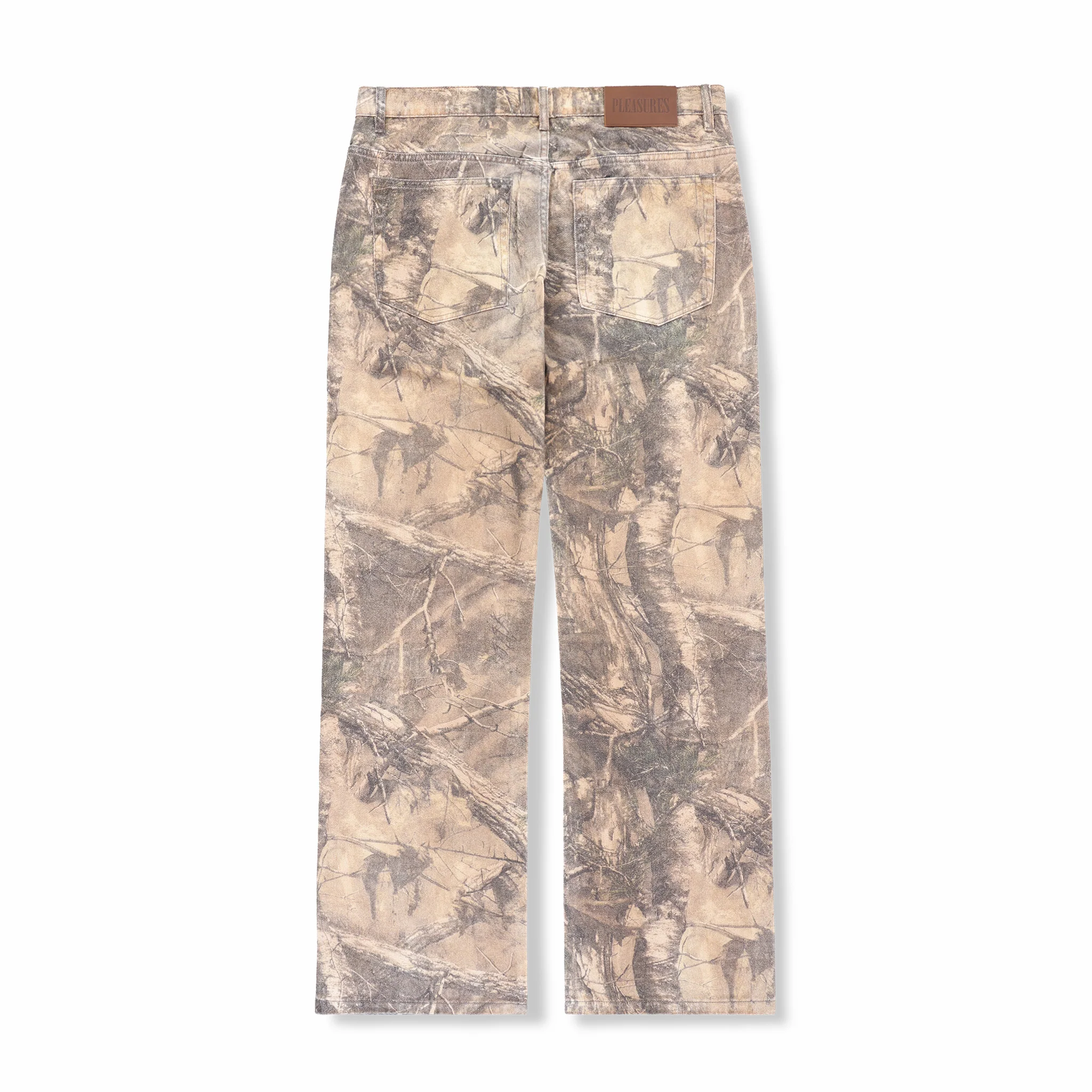 Pleasures Hendrix Flare Jeans (Brown Tree) - Image 2