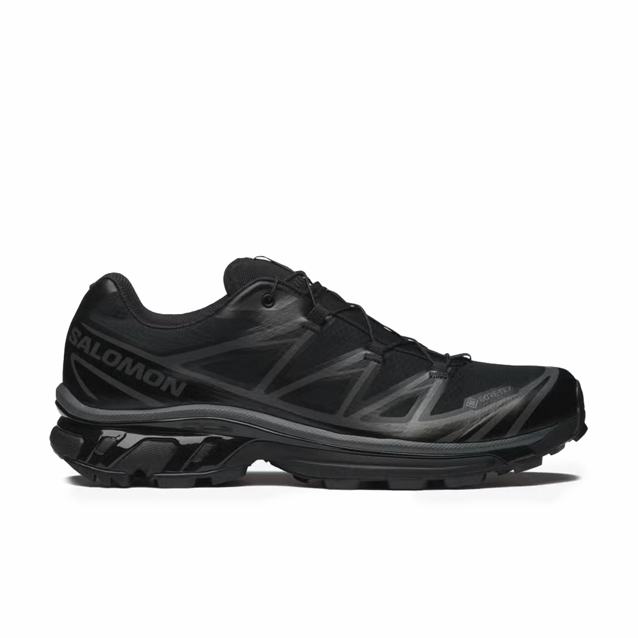 Salomon Unisex XT-6 GTX (Black/Black/Asphalt)