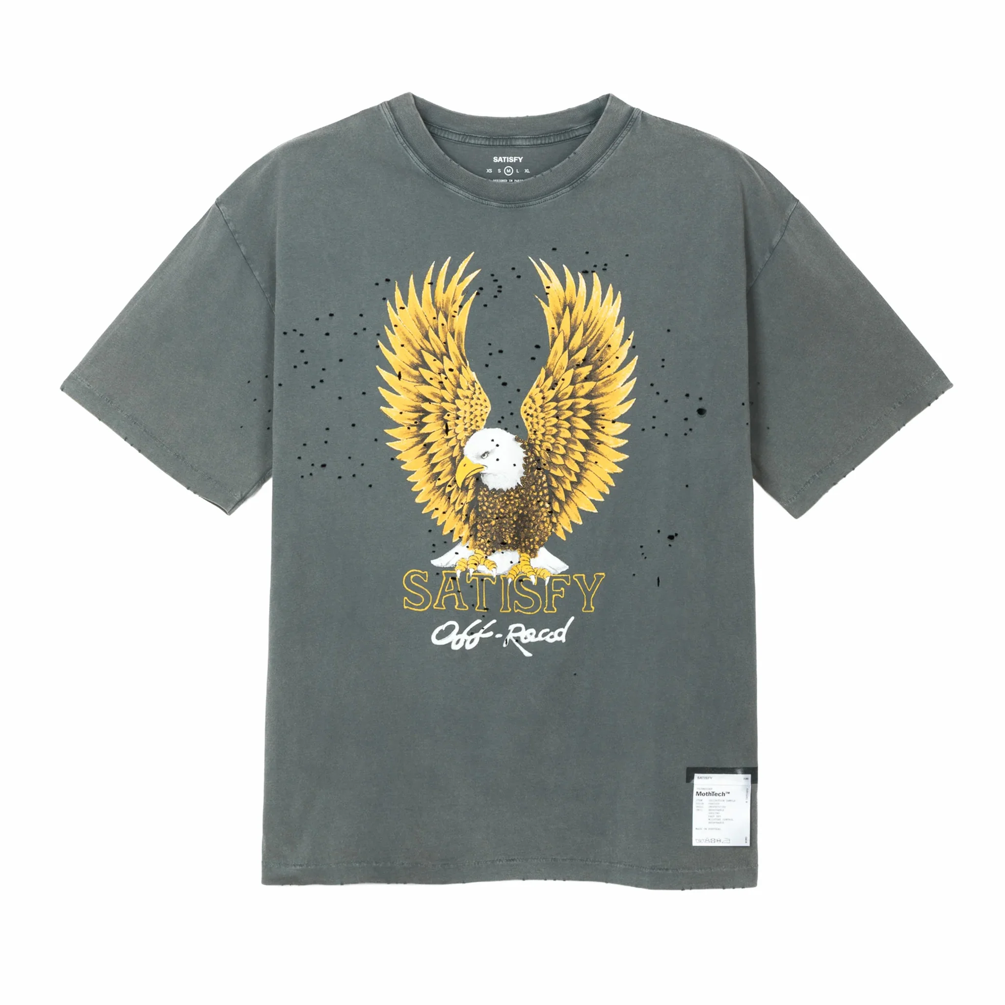 Satisfy Men's MothTech T-Shirt 11006-01A19 (Faded Black)