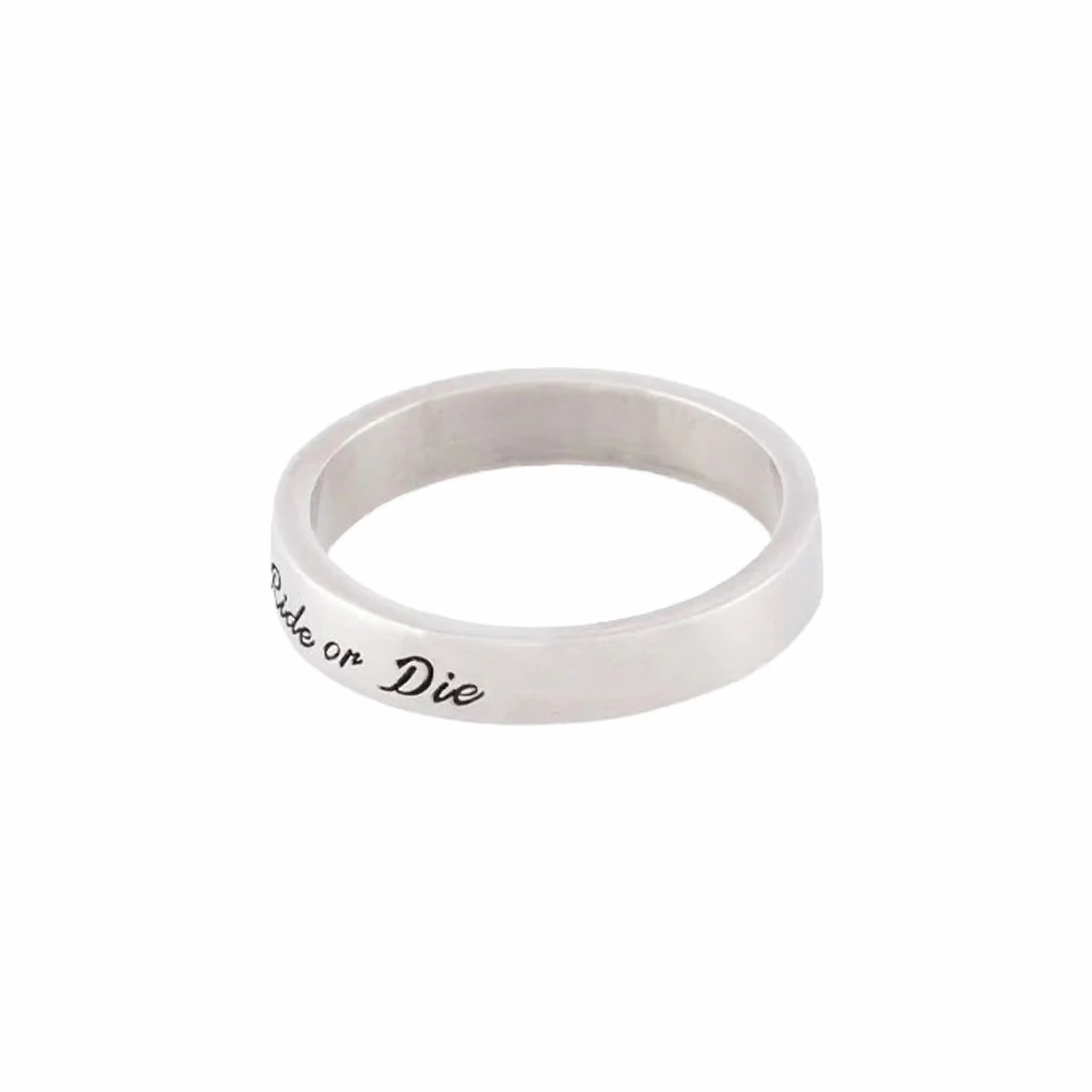 Serge DeNimes Silver Loyalty Ring (Silver) - Image 2