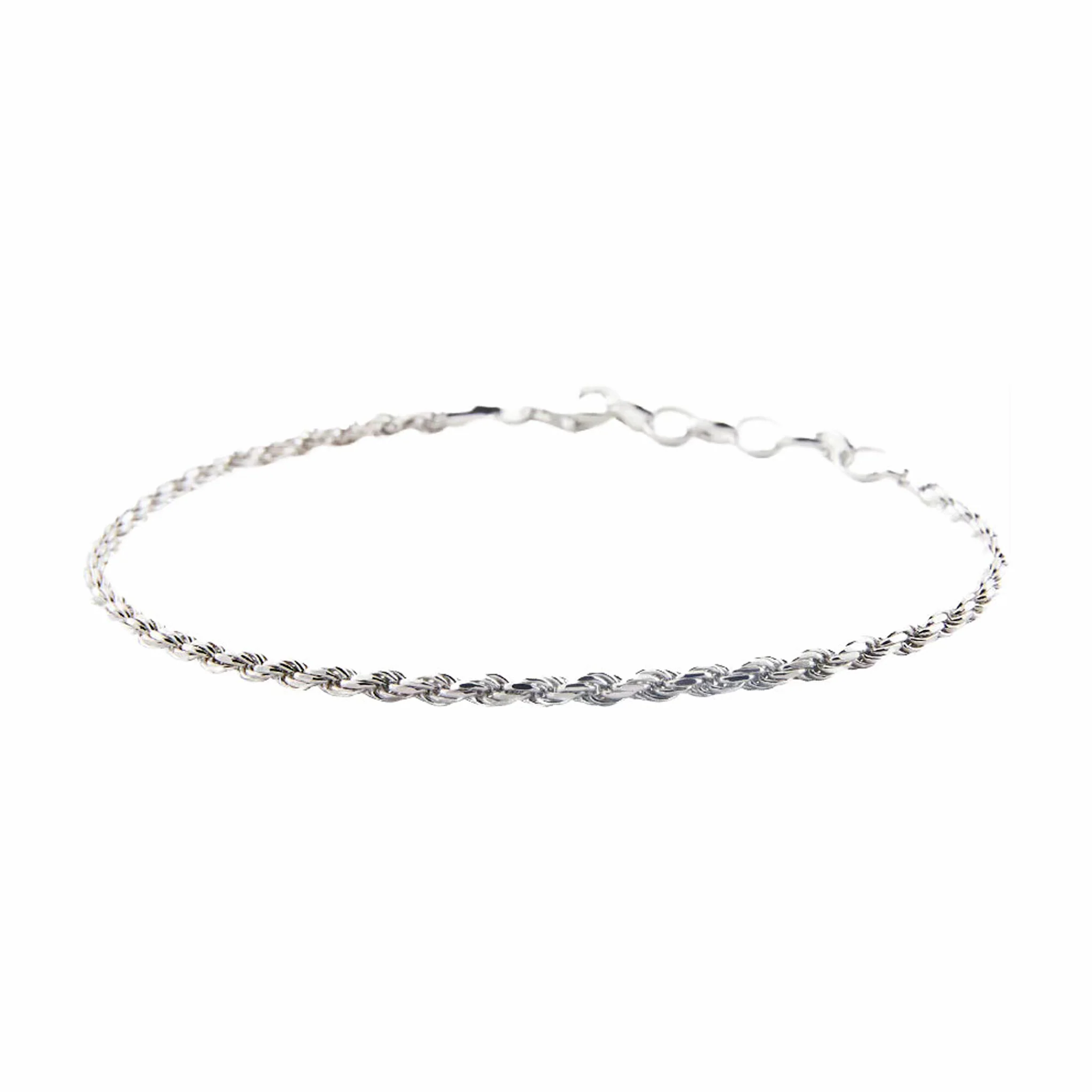 Serge DeNimes Silver Rope Bracelet (Silver)