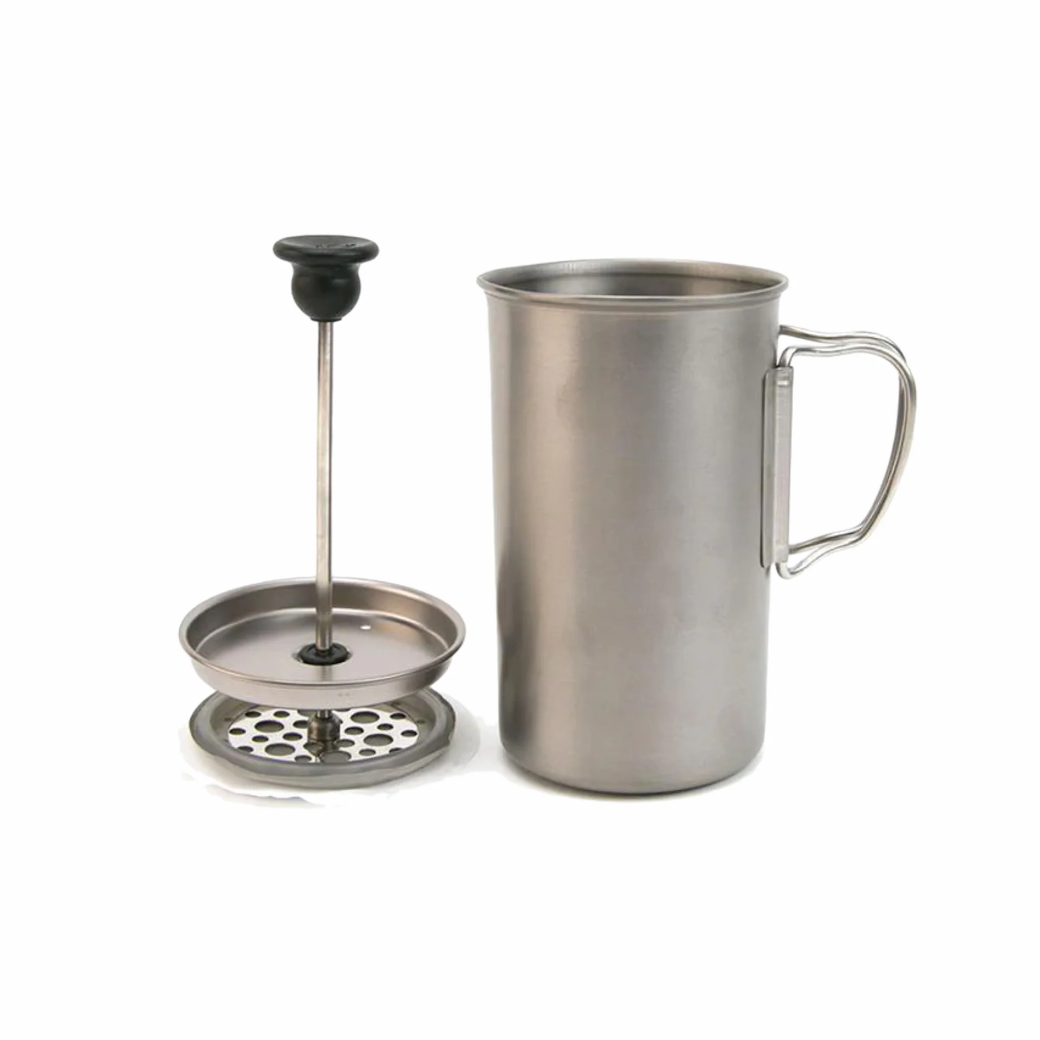 Snow Peak Titanium French Press (Silver) - Image 3