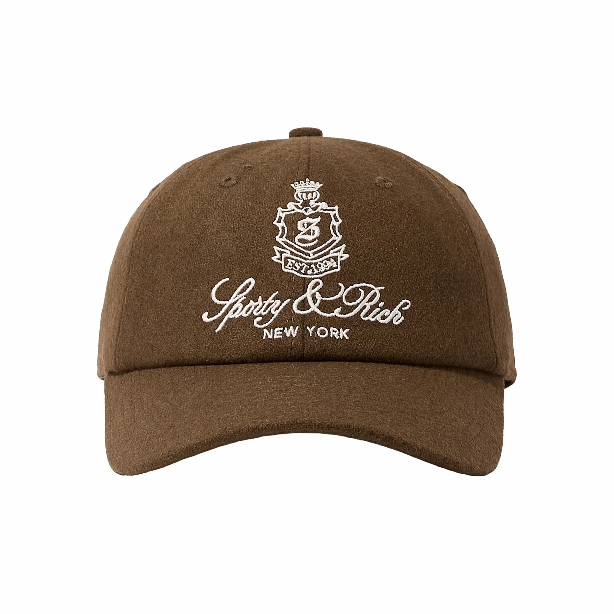 Sporty & Rich Vendome Wool Hat (Toffee)