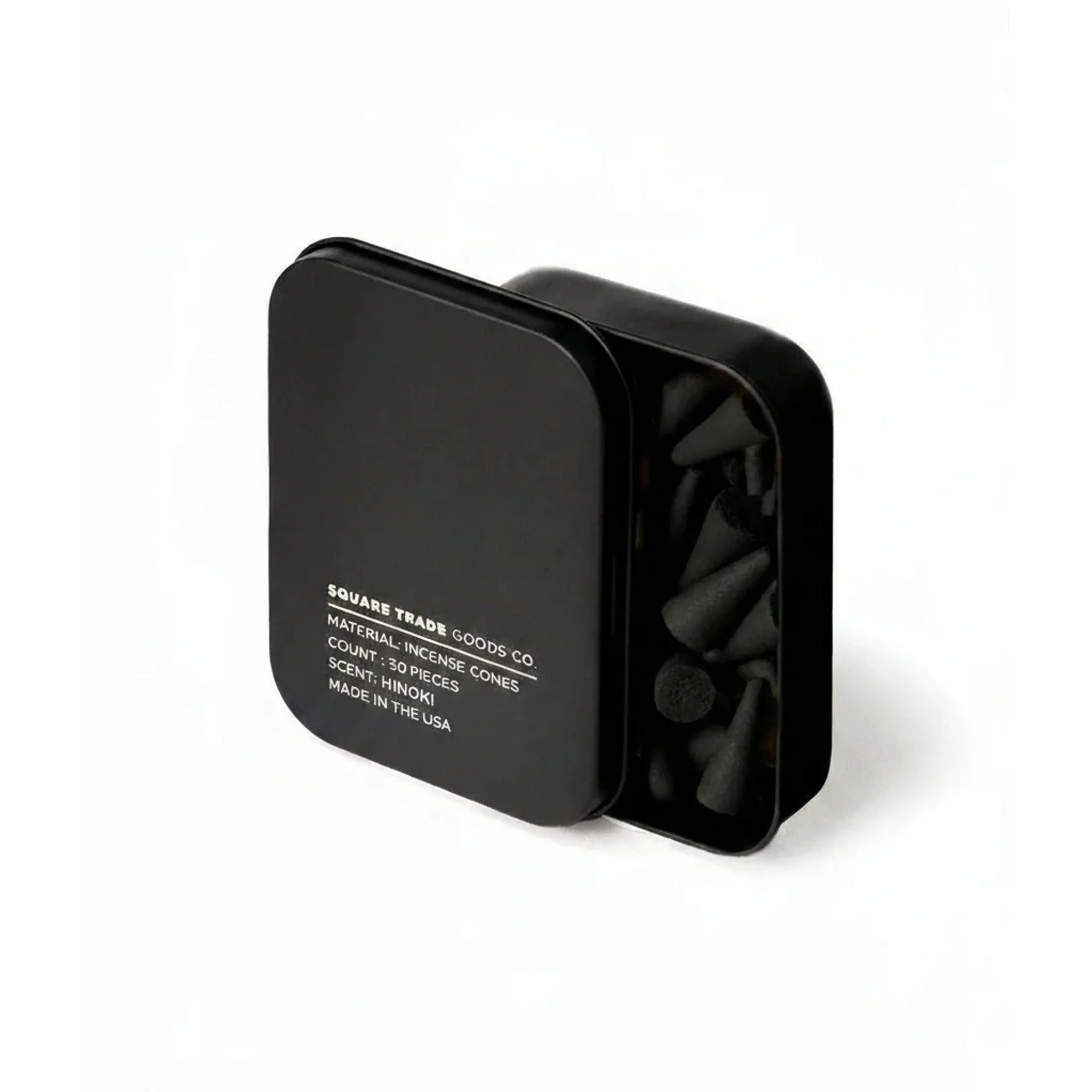 Square Trade Goods Hinoki Incense Cones