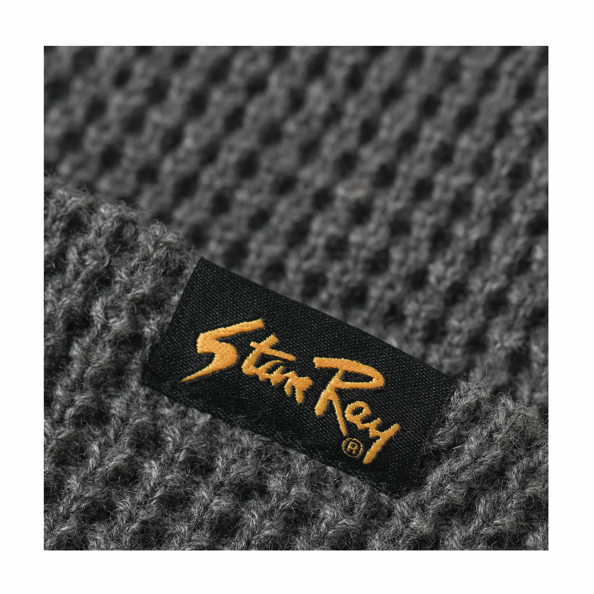 Stan Ray Waffle Beanie (Charcoal) - Image 2