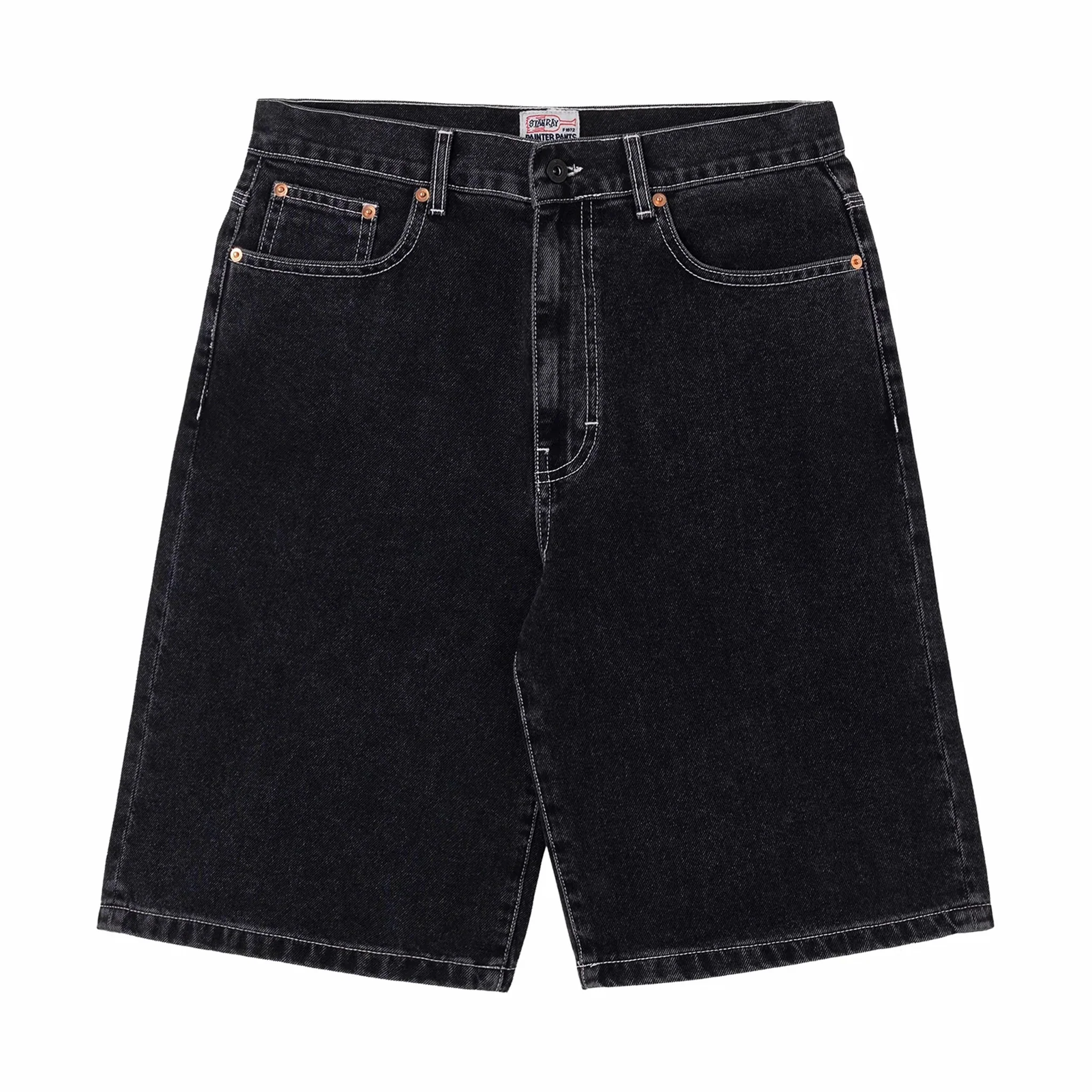 Stan Ray Wide 5 Short (Washed Black Denim)