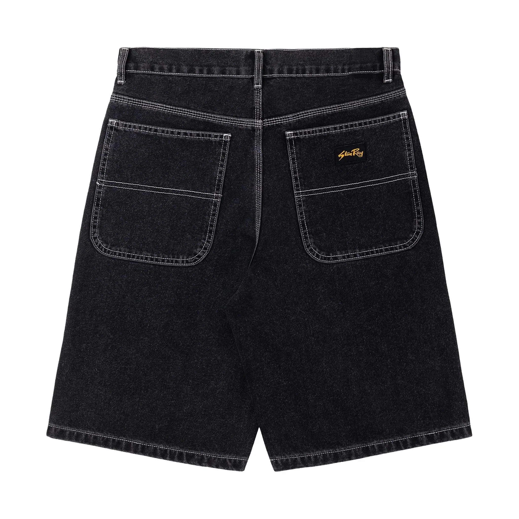 Stan Ray Wide 5 Short (Washed Black Denim) - Image 2
