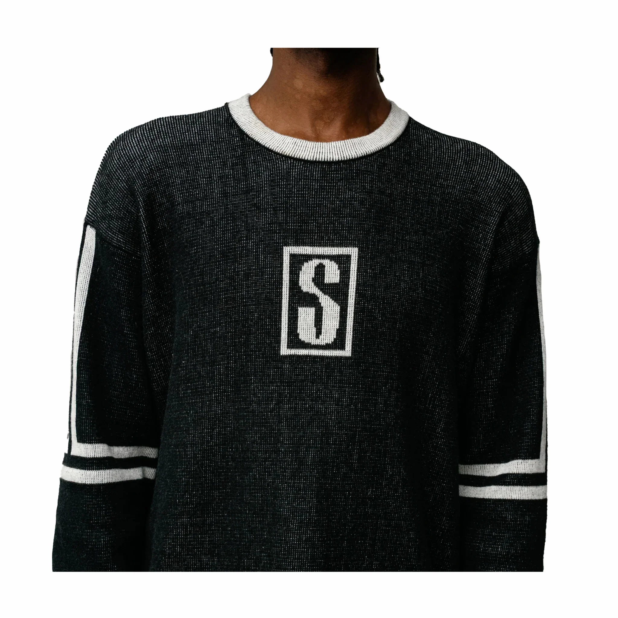 Stüssy Alpine Sweater (Black) - Image 3