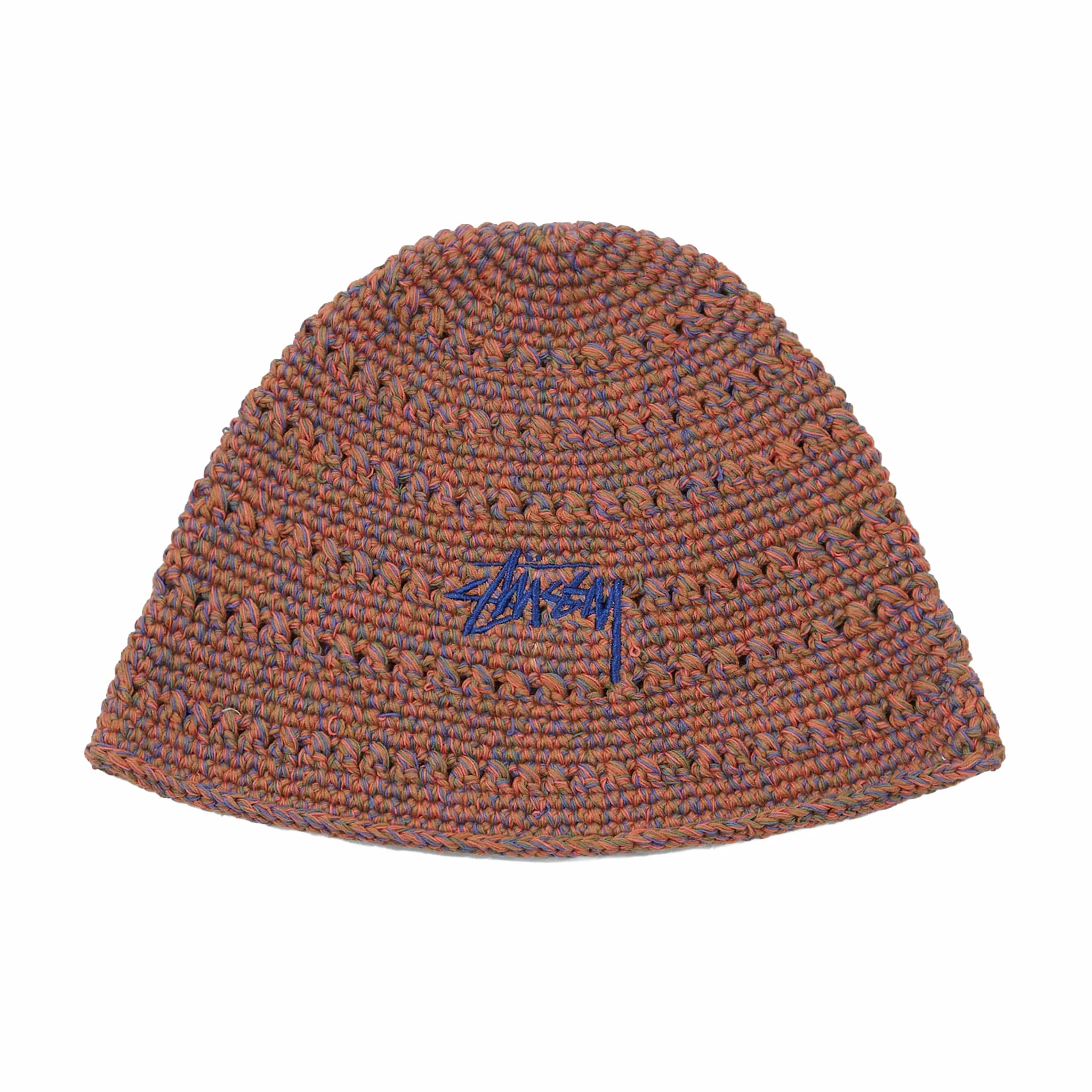 Stüssy Hemp Stock Knit Bucket Hat (Multi Brown)