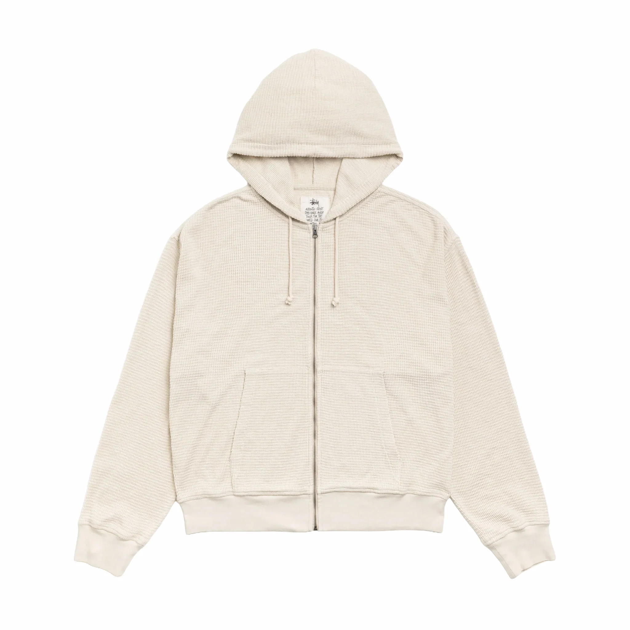 Stüssy Lightweight Thermal Hoodie (Bone)