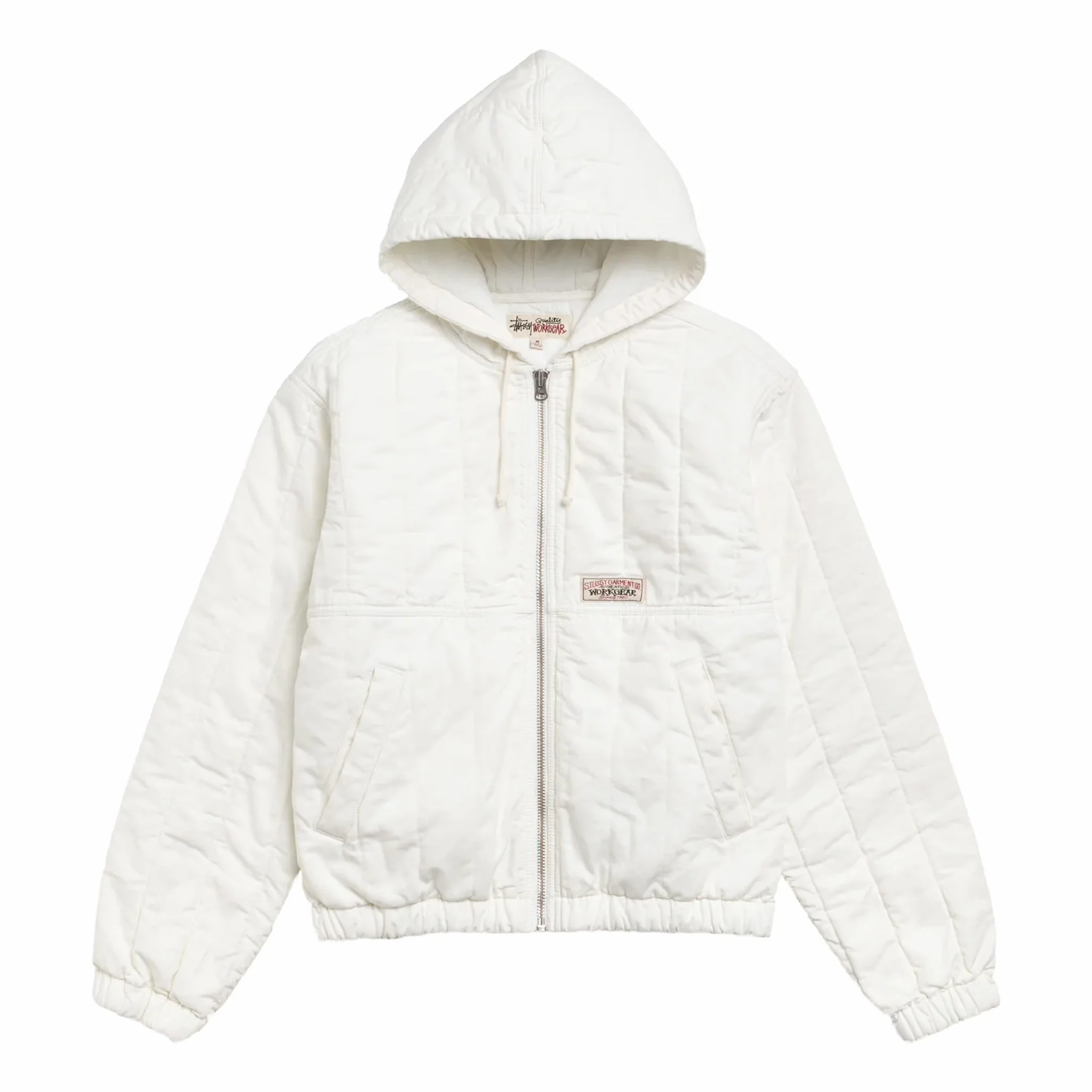 Stüssy Quilted Canvas Work Jacket (Bone)