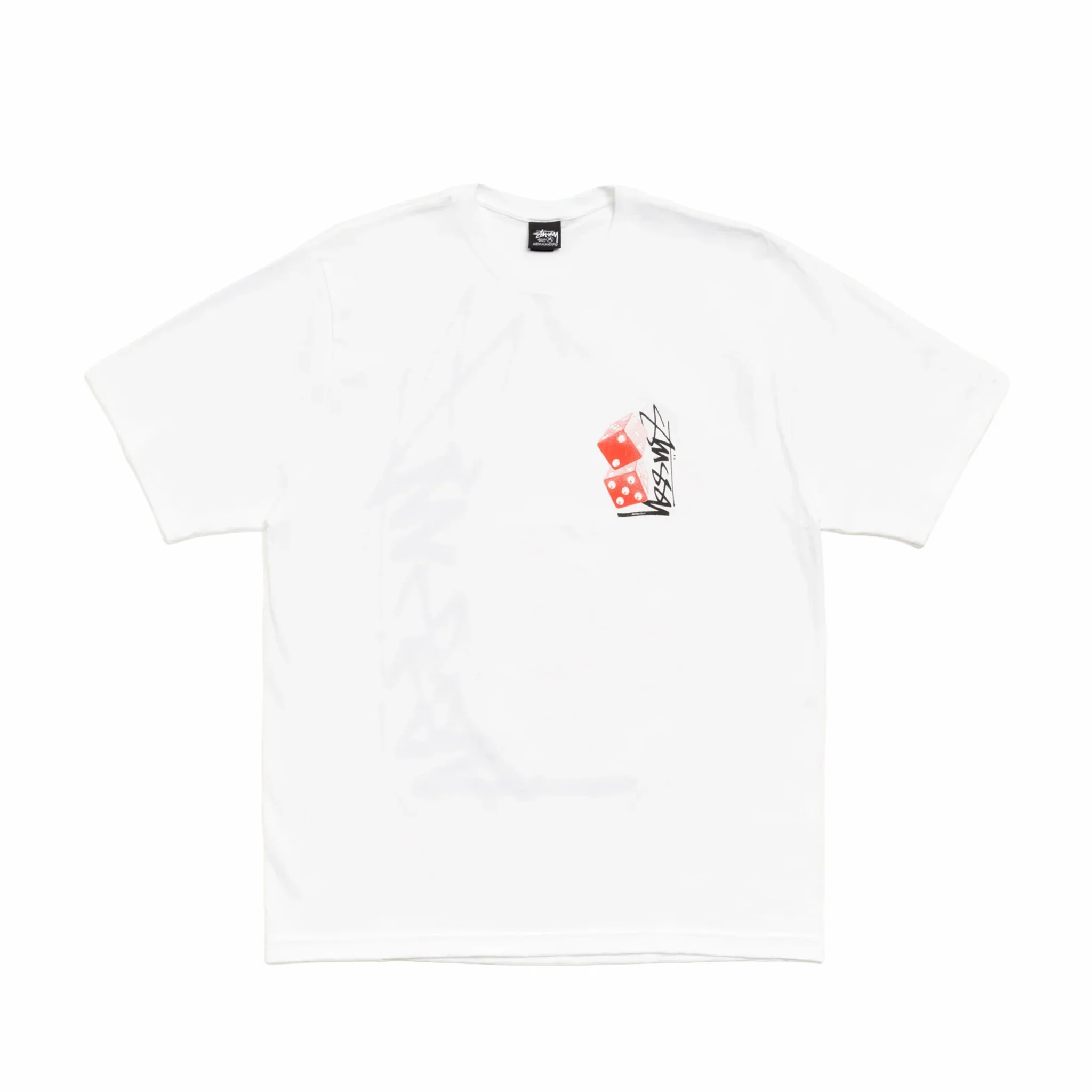 Stüssy Tall Dice Tee (White) - Image 2