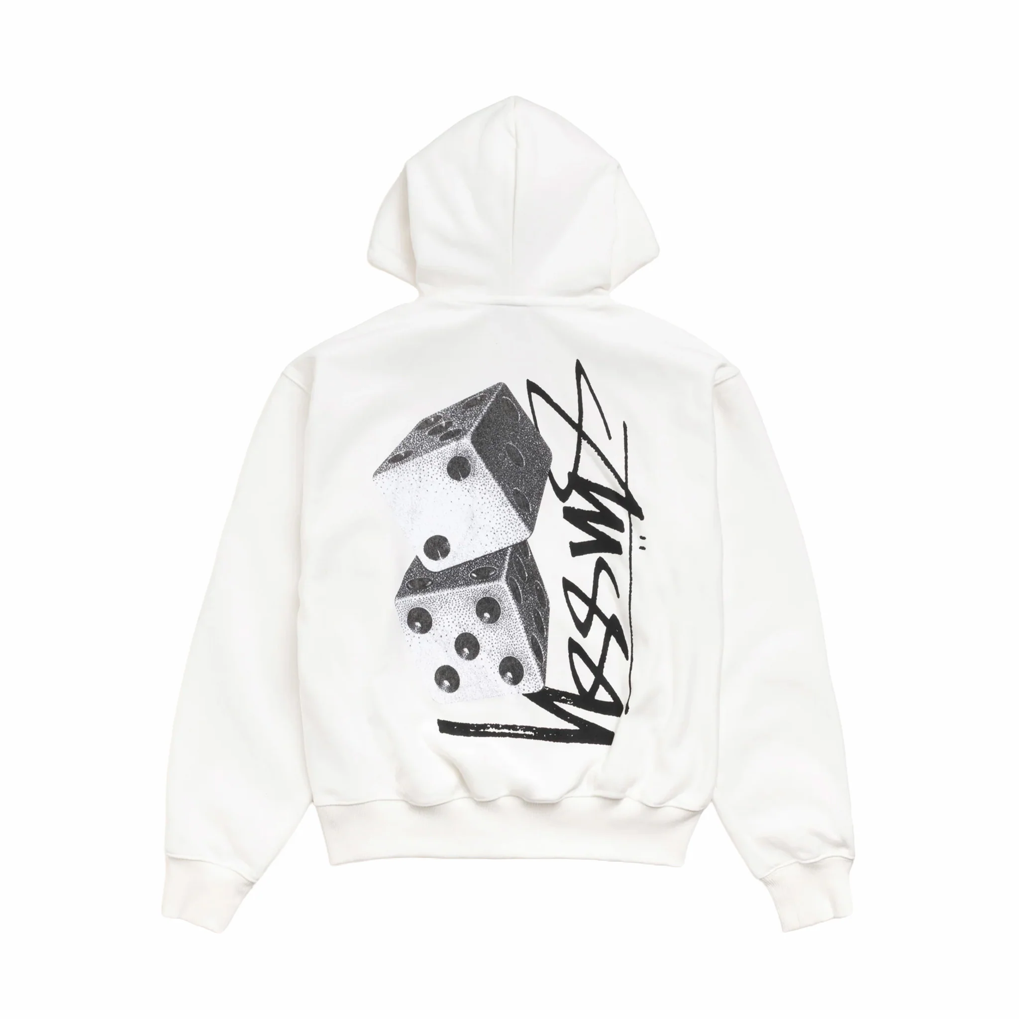 Stüssy Tall Dice Zip Hoodie (Off White) - Image 2