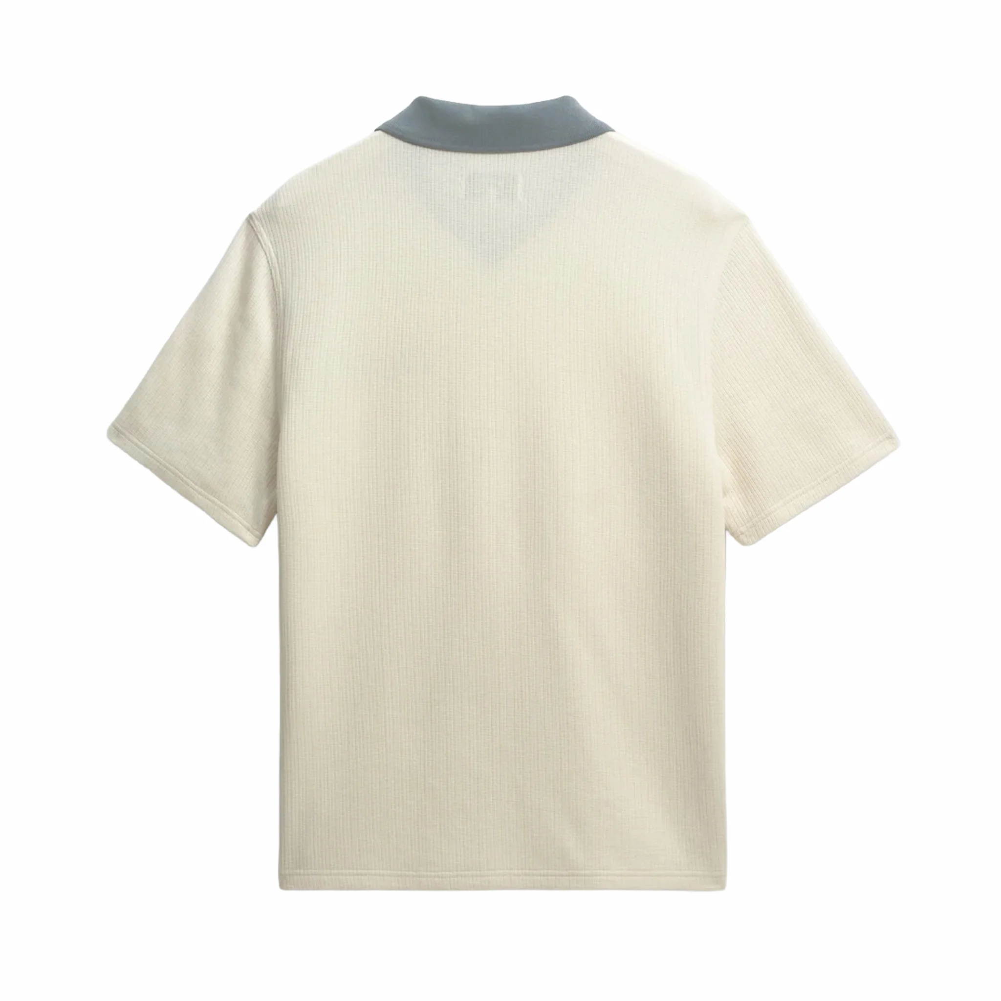 Wax London Pendal Polo - Design Rib (Ecru/Blue) - Image 2