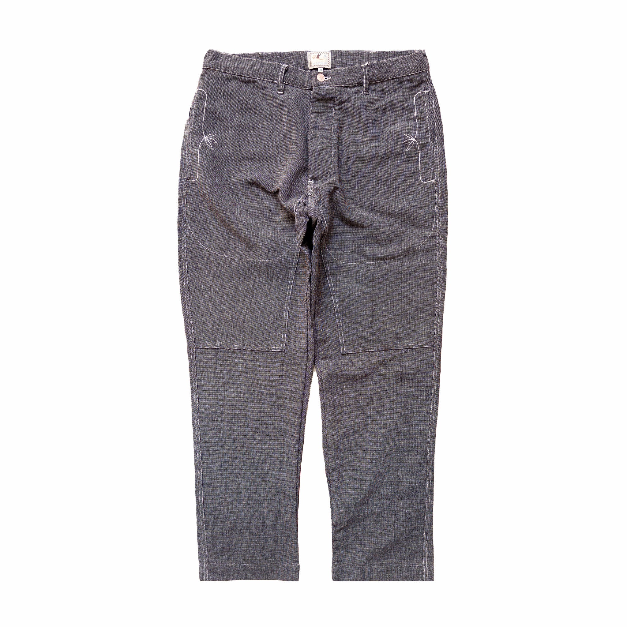 Wythe Heavyweight Pinpoint Canvas Chino (Night Sky)